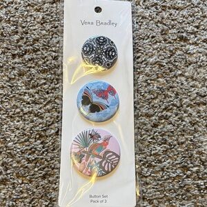 NWT Vera Bradley Buttons